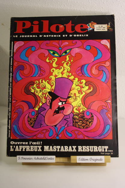 Magazine de juillet et Aout 1968 – Pilote Journal d’Astérix – Multiple – Dargaud – Périodique – 1968
