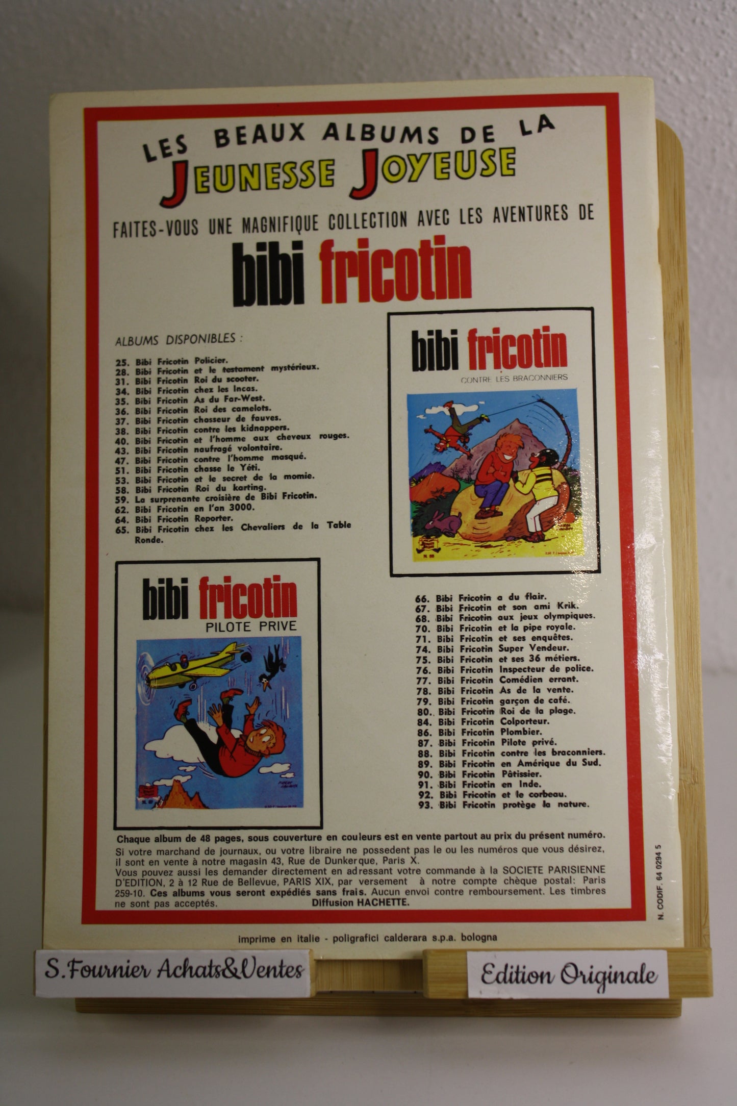 Gens du voyage - Les pieds Nickelés – Pellos – Société Parisienne d’édition – EO – 1975