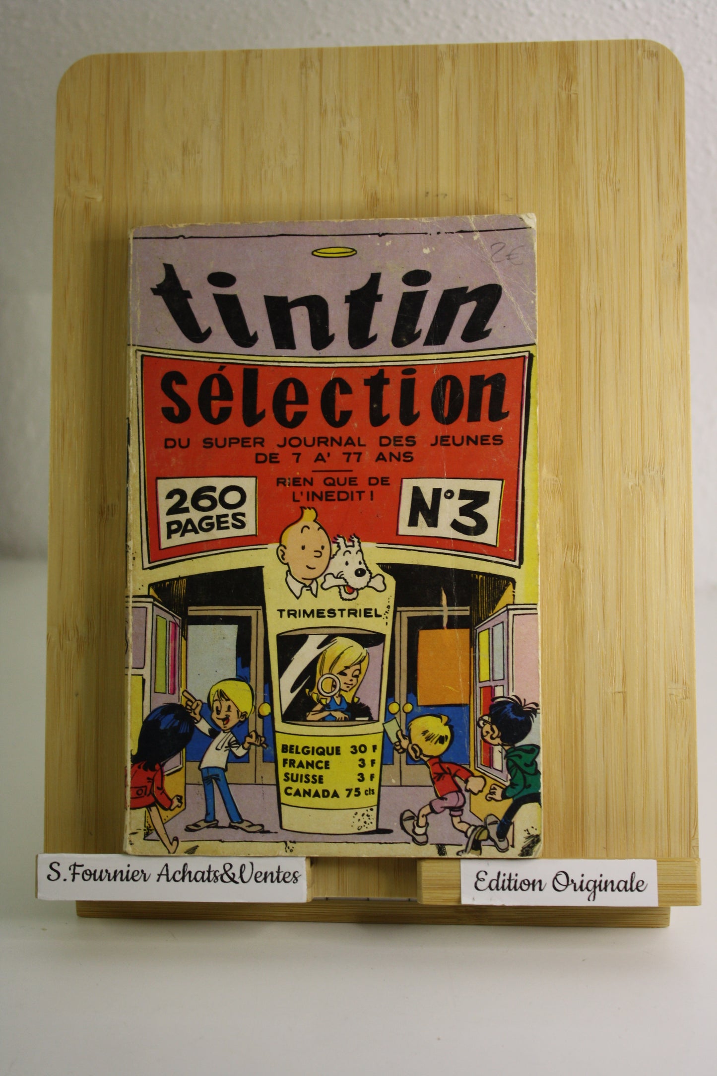 Tintin Sélection N°3 - Tintin – Collectif – Dargaud – Périodique – 1969