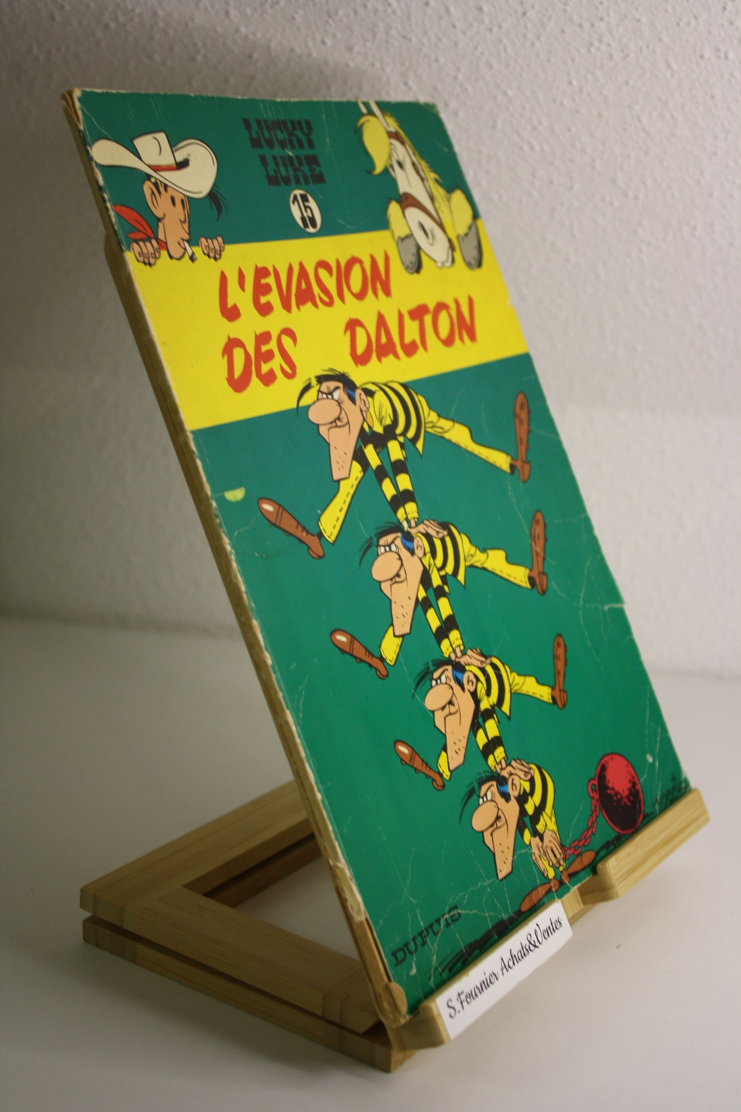 L’évasion des Dalton – Lucky Luke – Morris – Dupuis – Réédition – 1969 - abimé