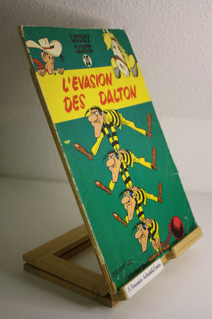 L’évasion des Dalton – Lucky Luke – Morris – Dupuis – Réédition – 1969 - abimé