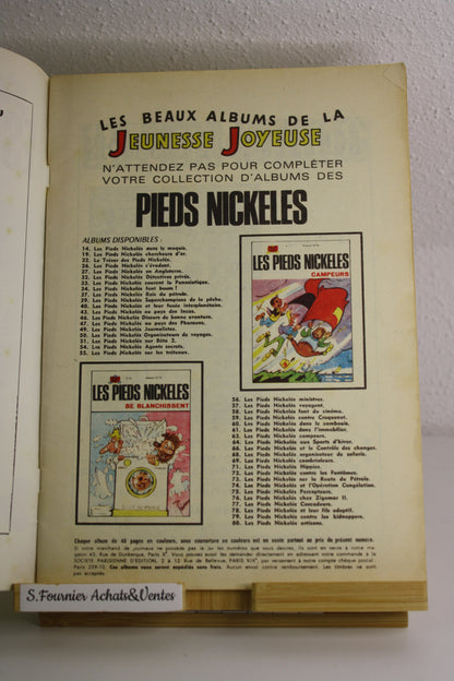 Les PN Justiciers - Les pieds Nickelés – Pellos – Société Parisienne d’édition – EO – 1974