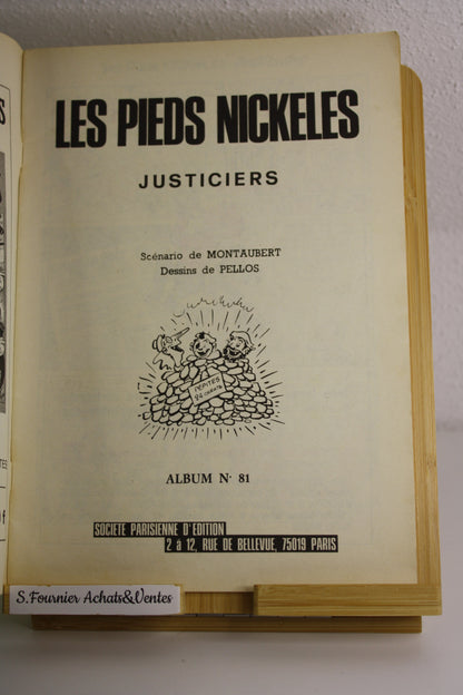 Les PN Justiciers - Les pieds Nickelés – Pellos – Société Parisienne d’édition – EO – 1974