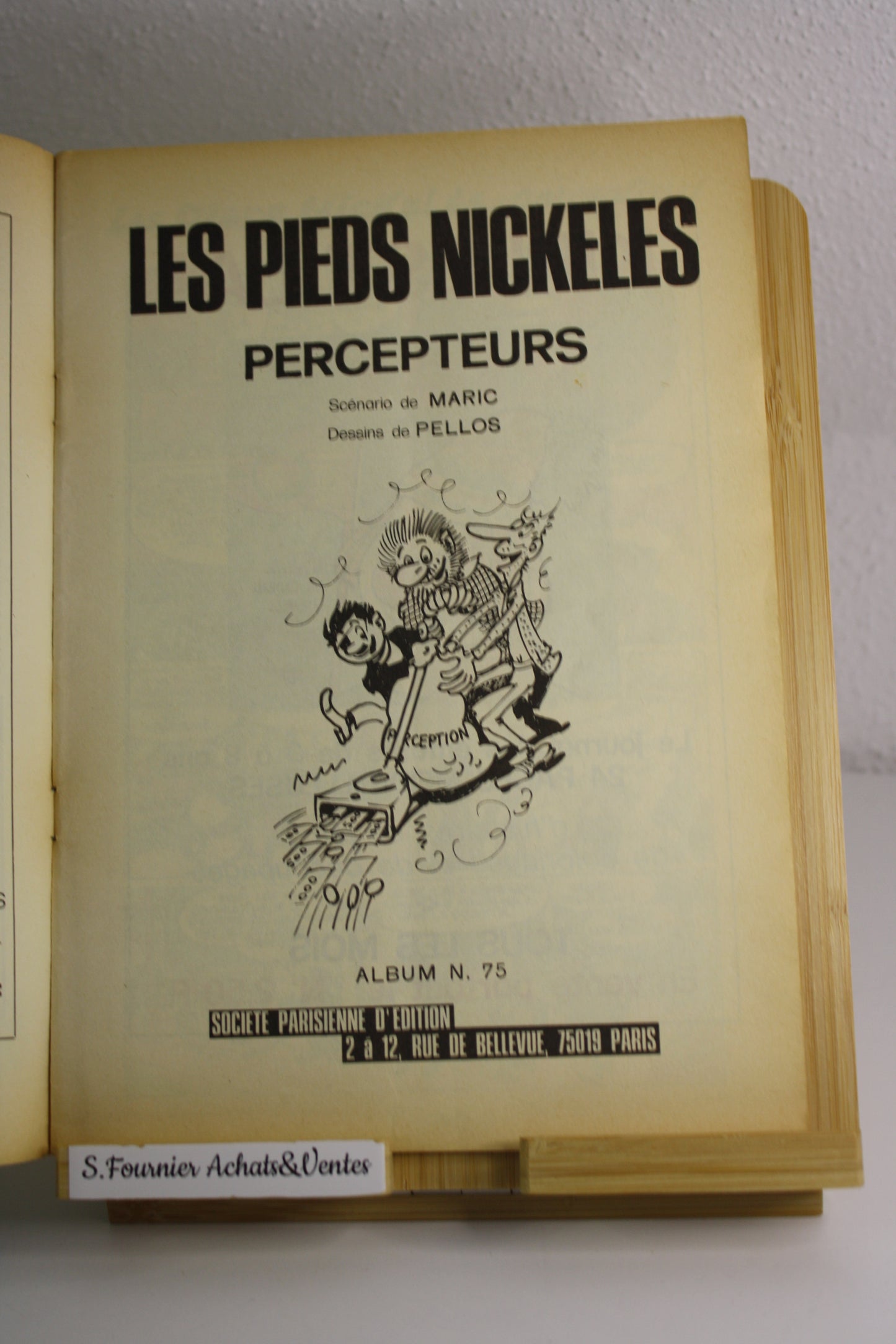Les PN percepteurs - Les pieds Nickelés – Pellos – Société Parisienne d’édition – EO – 1973