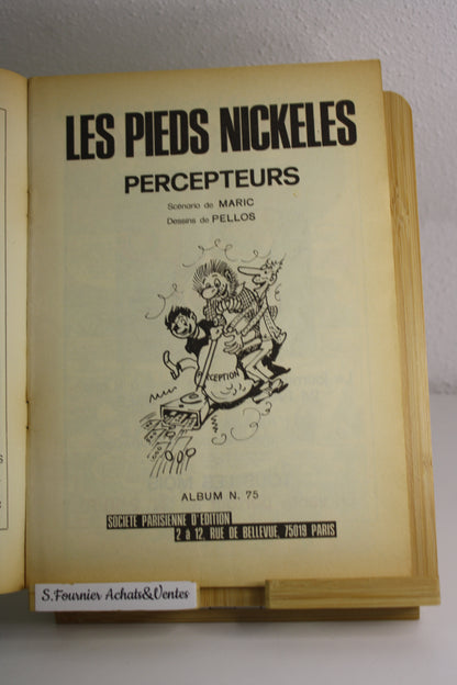 Les PN percepteurs - Les pieds Nickelés – Pellos – Société Parisienne d’édition – EO – 1973