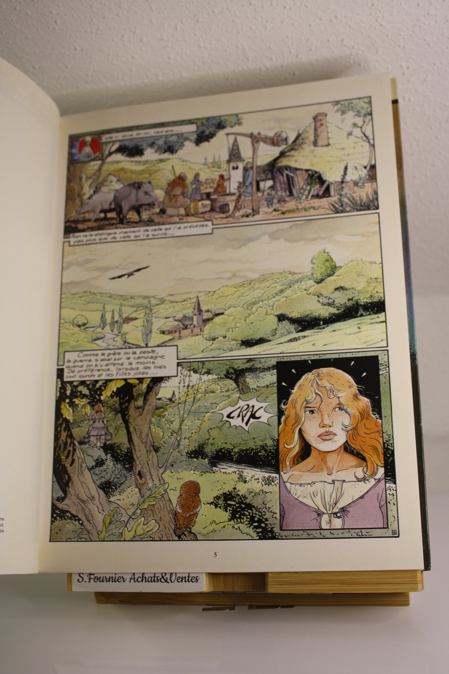 Le sortilège du bois des brumes – Les compagnons du Crépuscule – Bourgeon – Casterman – Réédition – 1986