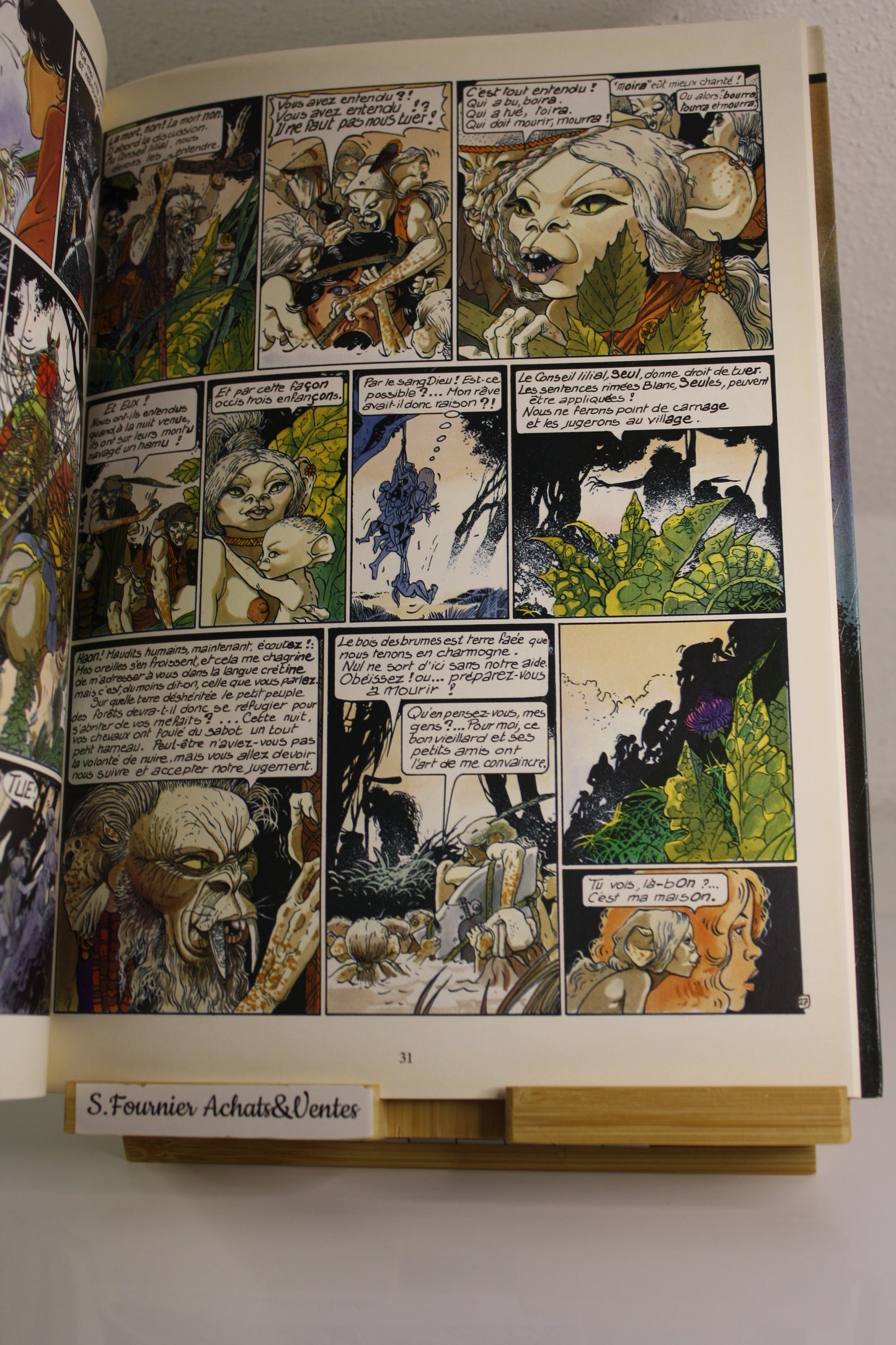 Le sortilège du bois des brumes – Les compagnons du Crépuscule – Bourgeon – Casterman – Réédition – 1986