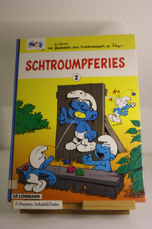 Schtroumpferies 2 – Les Schtroumpfs – Peyo – Le Lombard – Réédition – 2001