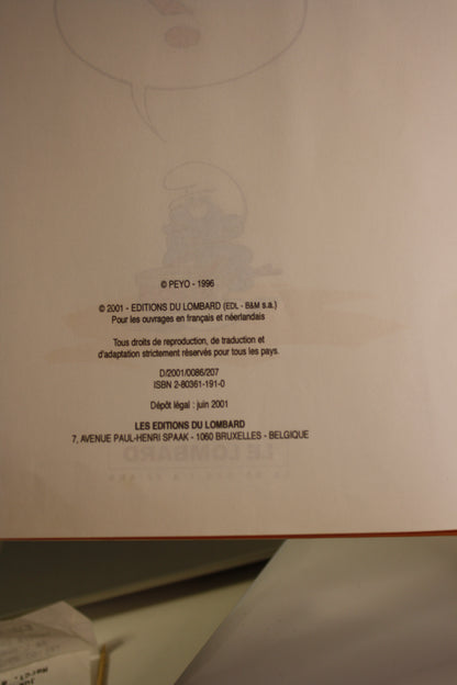 Schtroumpferies 2 – Les Schtroumpfs – Peyo – Le Lombard – Réédition – 2001