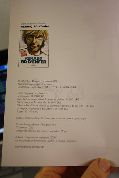 Chansons pour les yeux– Jean Jacque Goldman – Zep – Delcourt – EO – 2004