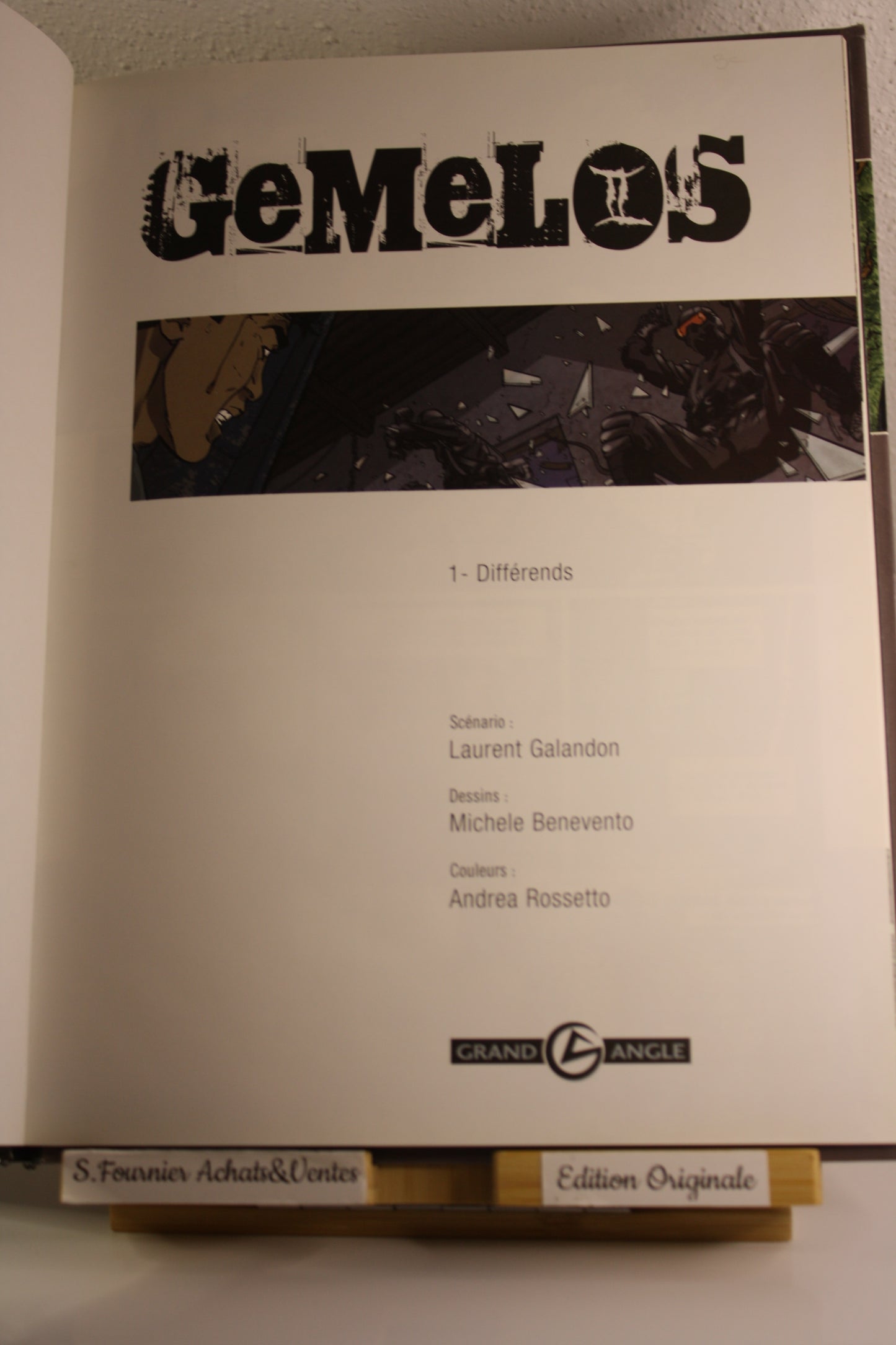 Différends 1 – Gemelos – Galandon Benevento – Grand angle – EO – 2006