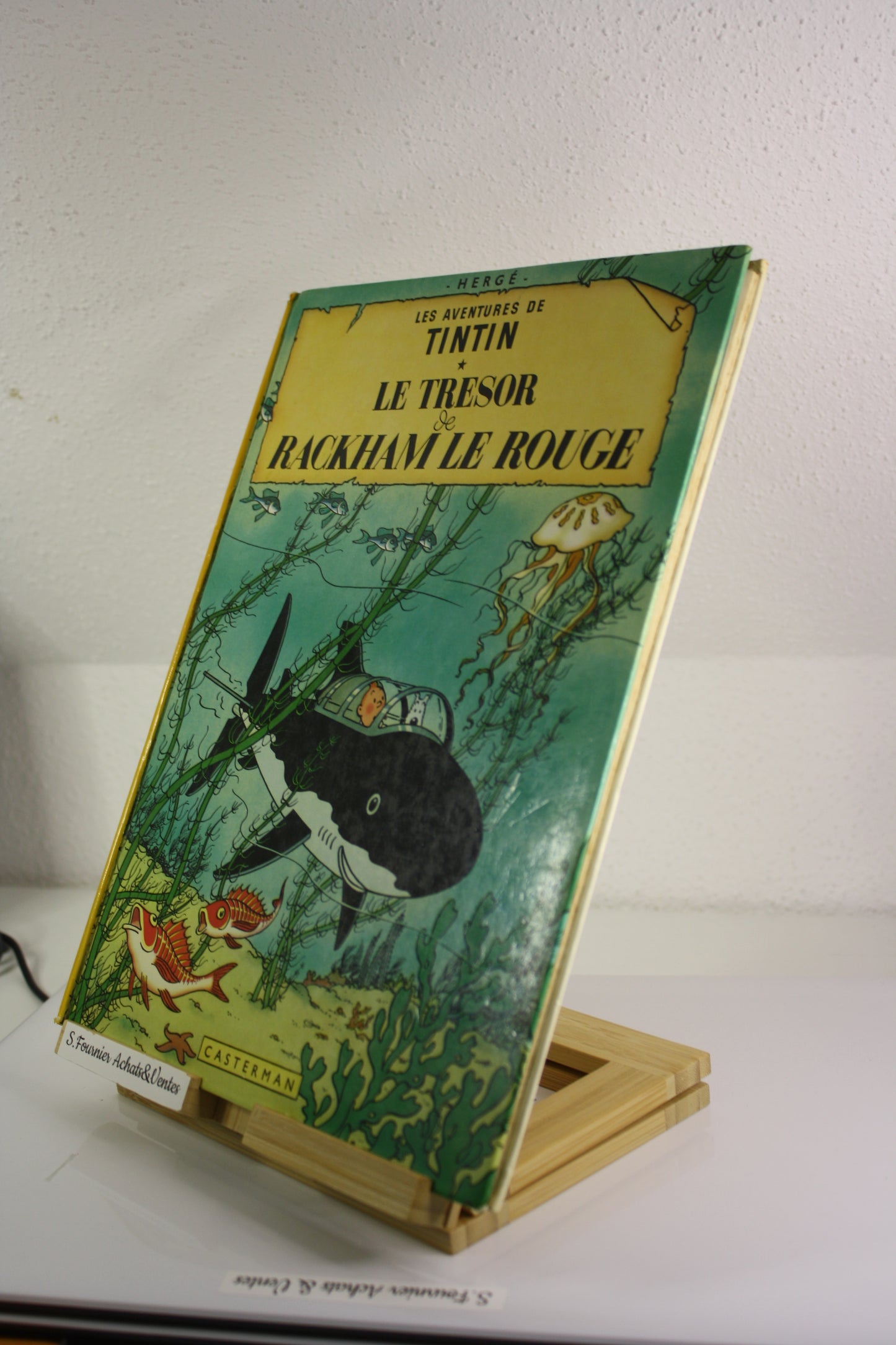 Le trésor de Rackham le Rouge – Tintin – Hergé – Casterman – Réédition – 1980