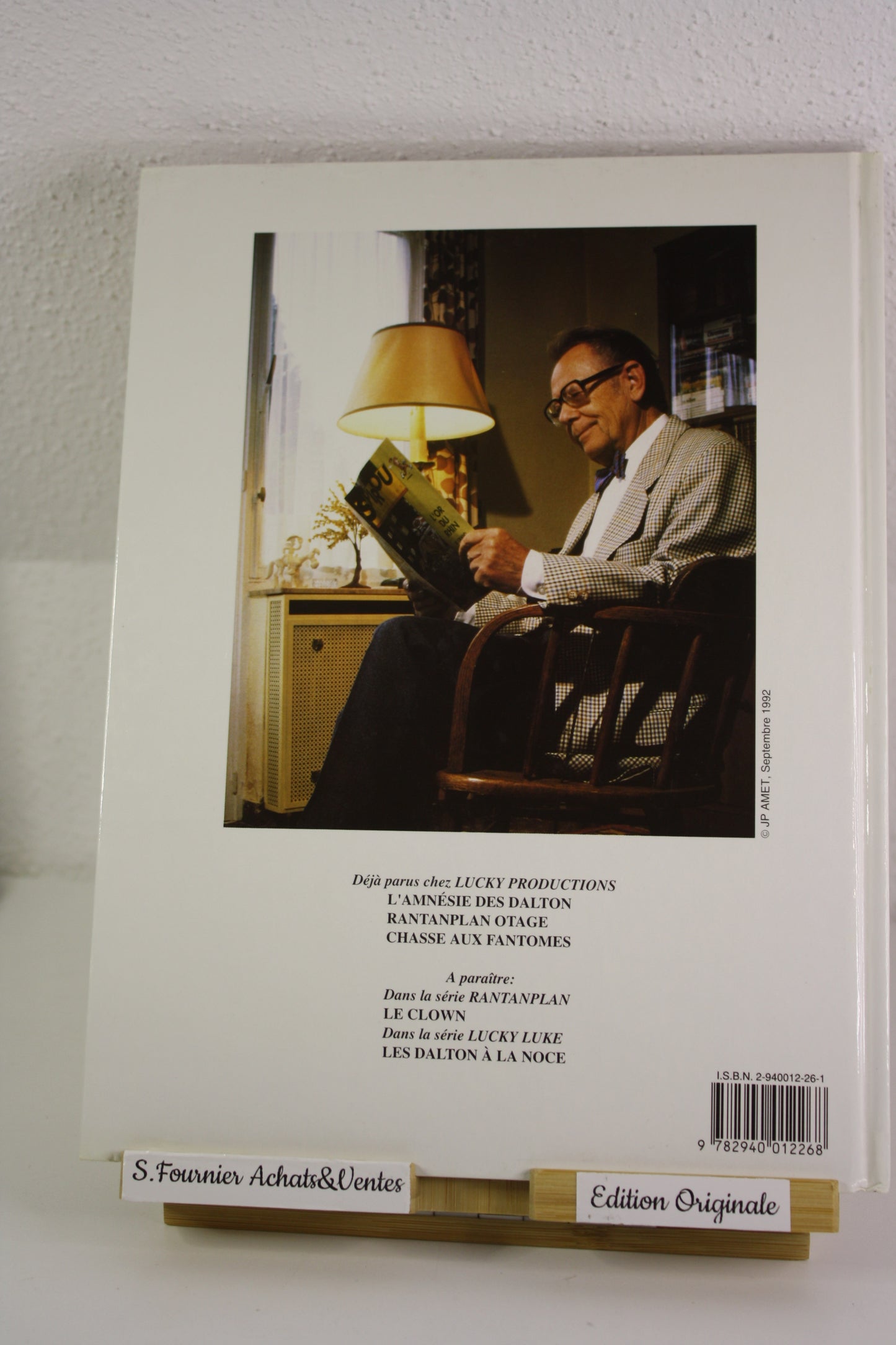 La face cachée de Morris – Morris – Yvan Delporte – Lucky Production – EO – 1992