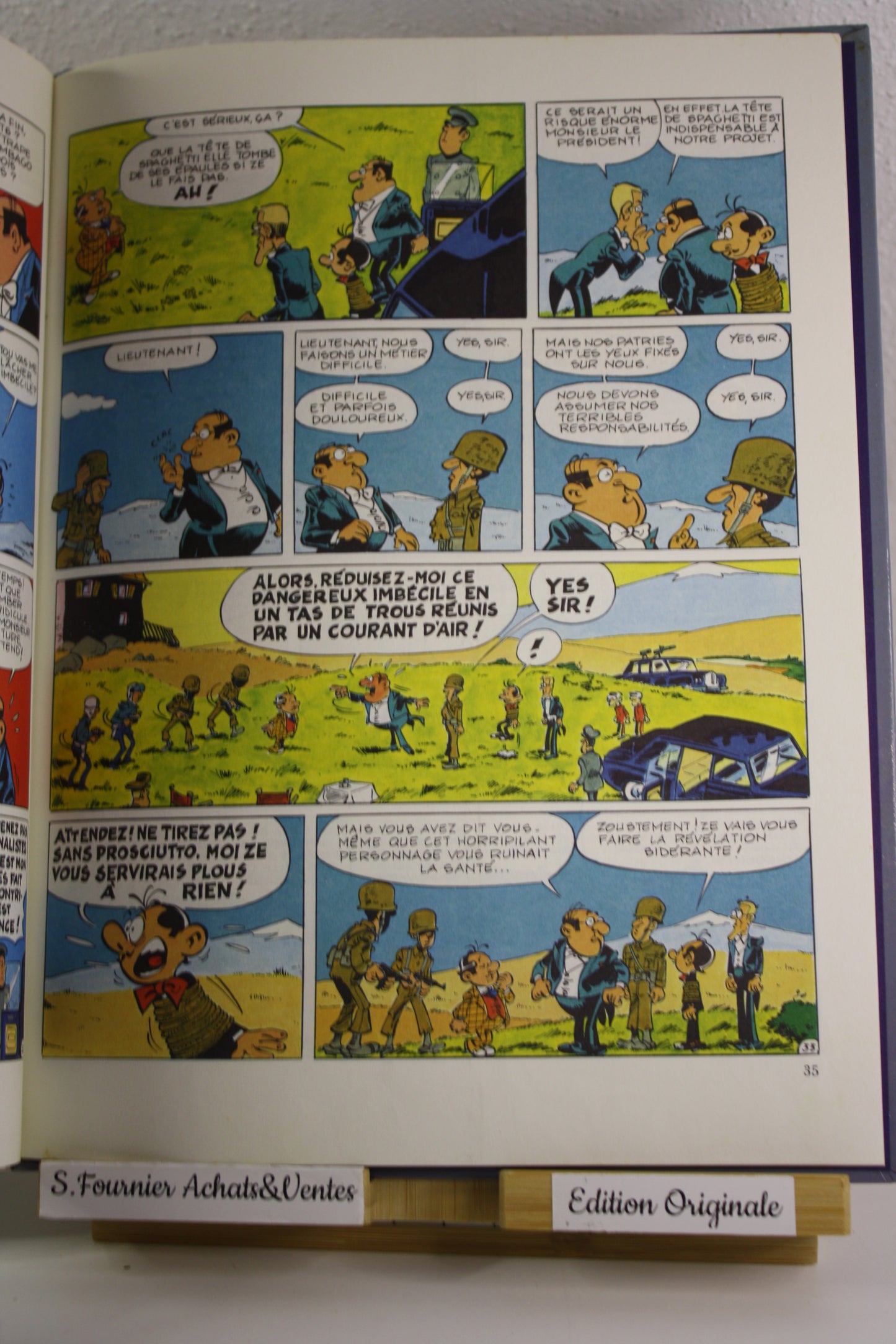L‘homme le plus intelligent du monde – SSpaghetti – Greg Attanasio – Dargaud éditeur – EO – 1982