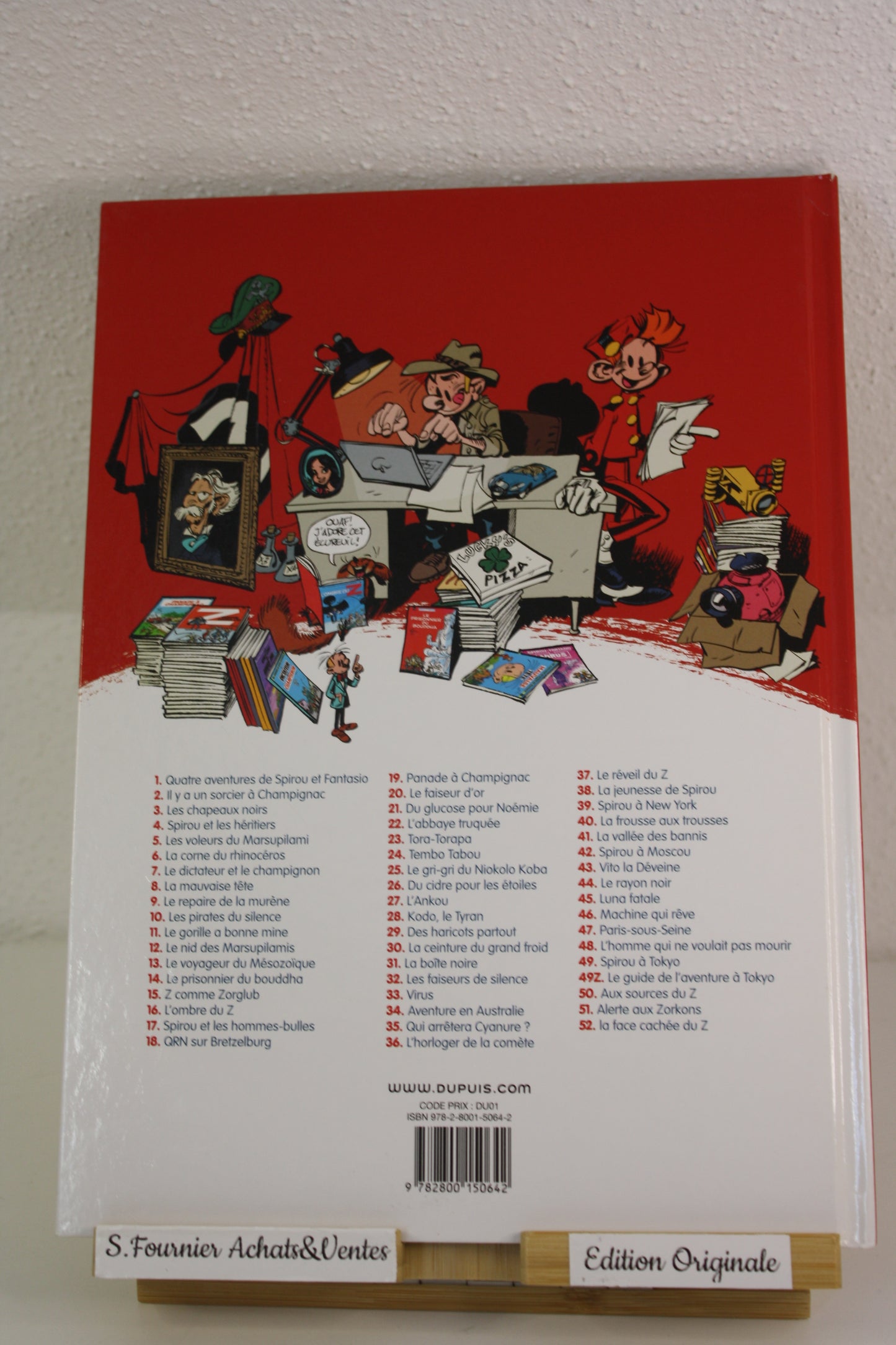 La face cachée du Z – Spirou et Fantasio – Yoann Vehlmann – Dupuis – EO – 2011