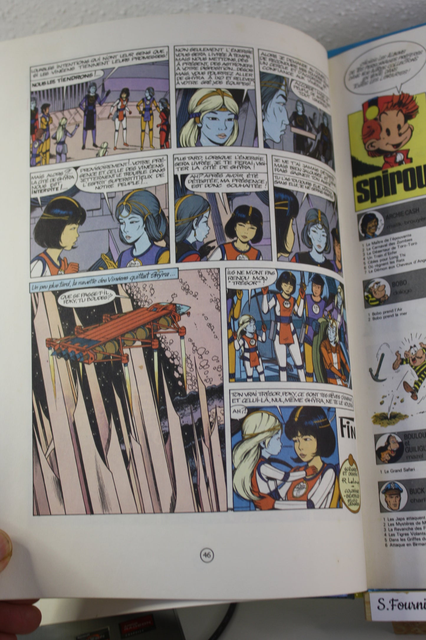 La lumière d’Ixo – Yoko Tsuno – Leblanc – Dupuis – Réédition – 1984
