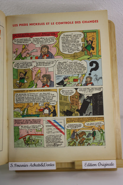 Les PN et le contrôle des changes - Les pieds Nickelés – Pellos – Société Parisienne d’édition – EO – 1970