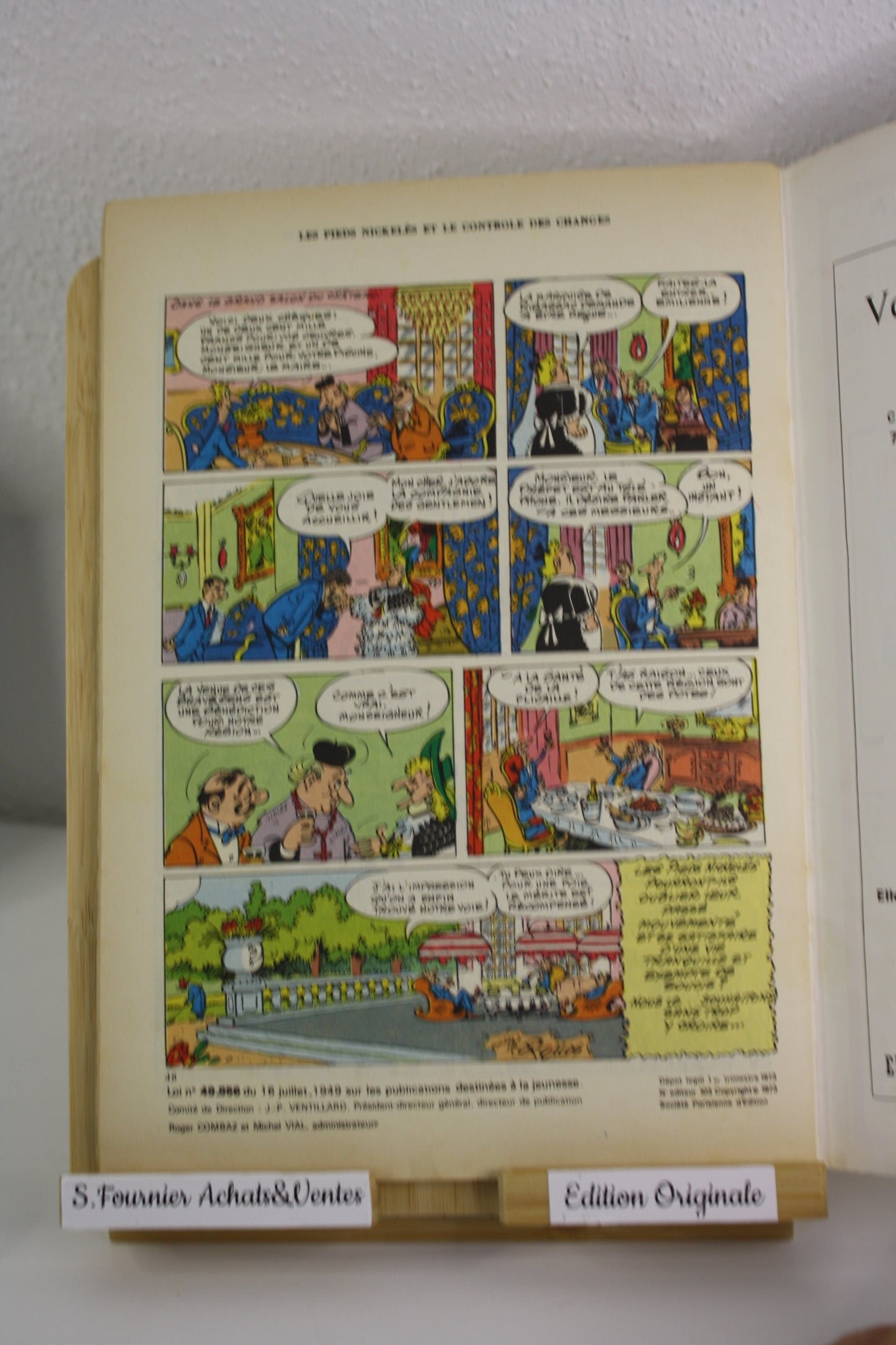 Les PN et le contrôle des changes - Les pieds Nickelés – Pellos – Société Parisienne d’édition – EO – 1970