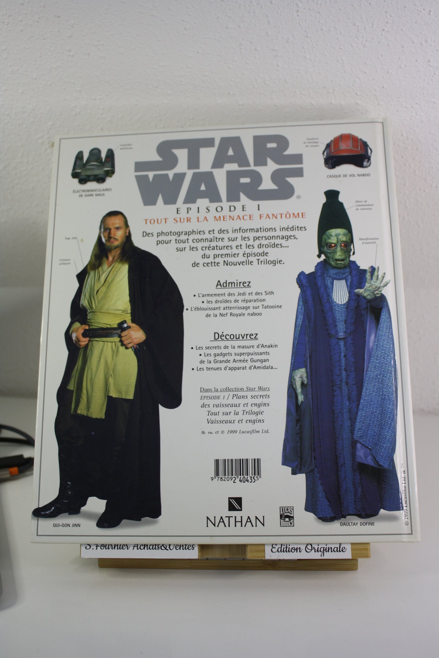 Tout sur la menace fantôme – Star wars – Reynolds - Nathan – EO – 1999