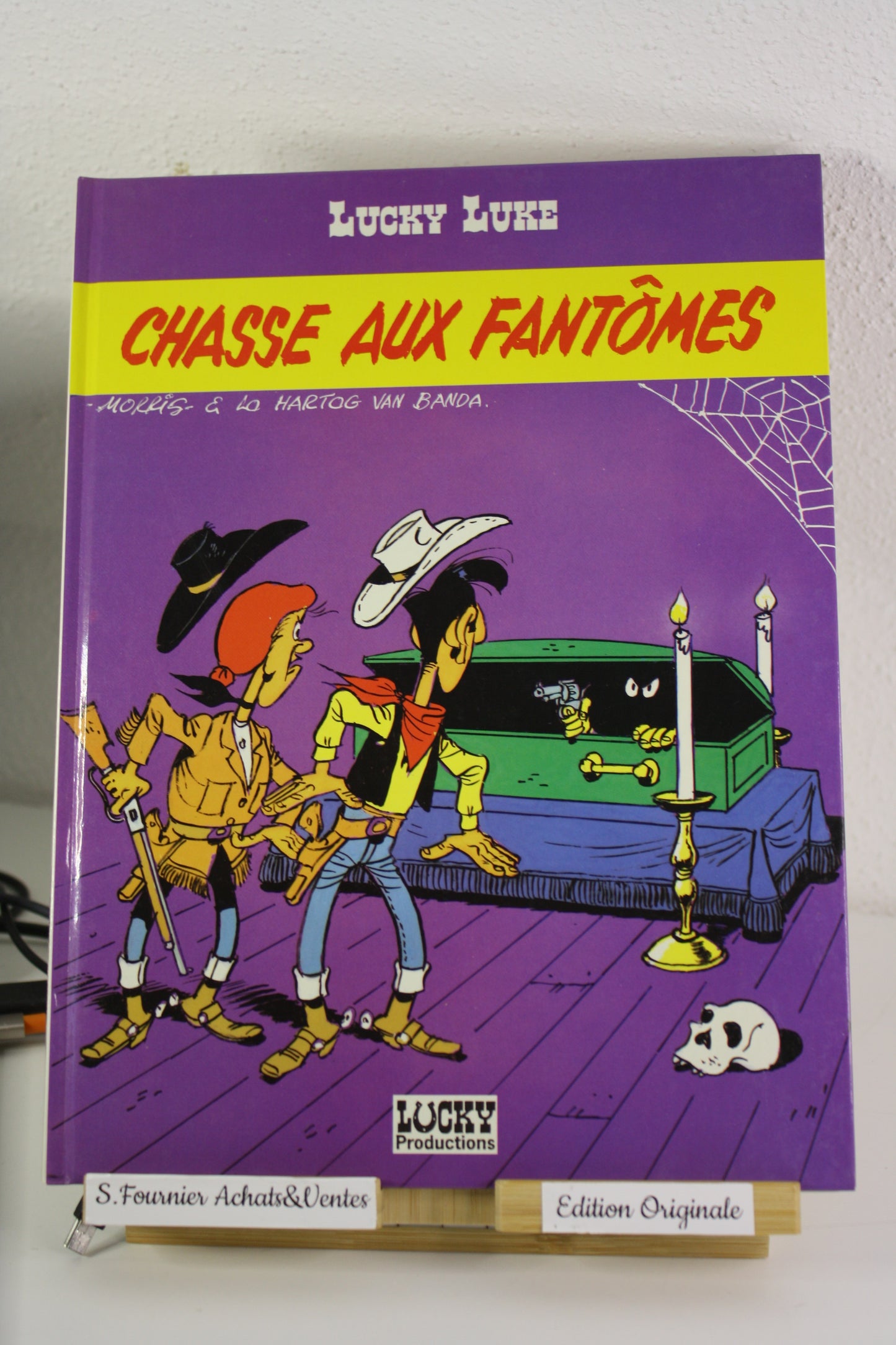 Chasse aux fantômes – Lucky Luke – Morris Hartog Van banda – Lucky produiction – EO – 1992