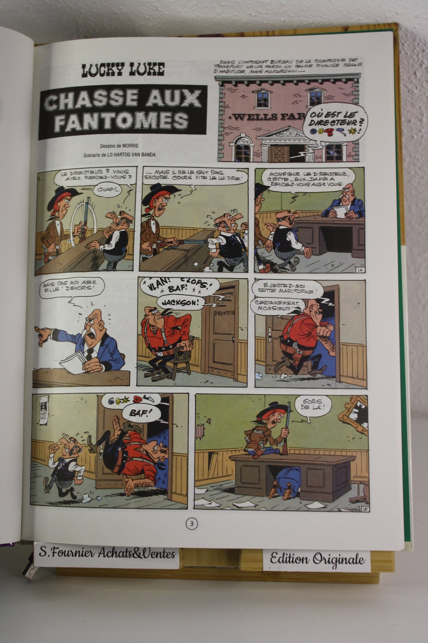 Chasse aux fantômes – Lucky Luke – Morris Hartog Van banda – Lucky produiction – EO – 1992