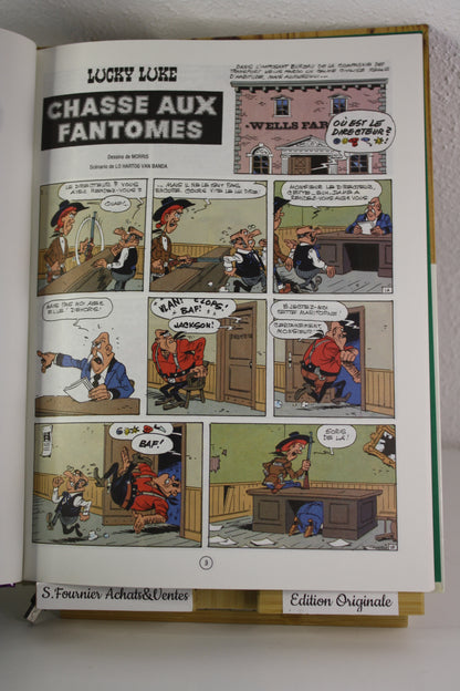 Chasse aux fantômes – Lucky Luke – Morris Hartog Van banda – Lucky produiction – EO – 1992