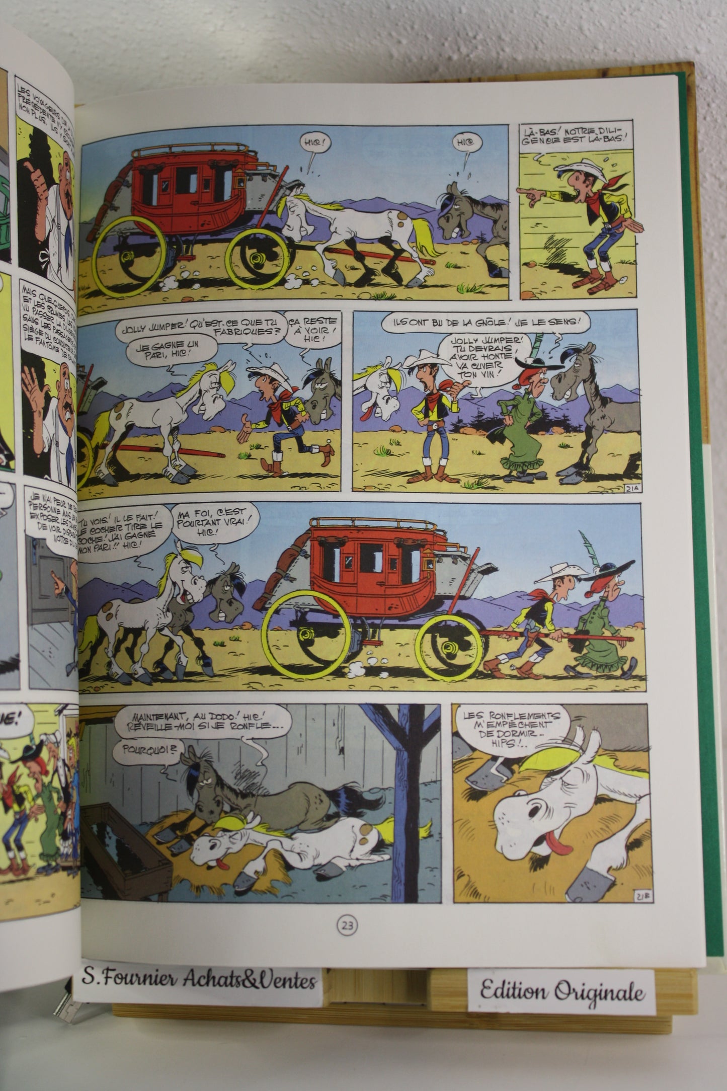 Chasse aux fantômes – Lucky Luke – Morris Hartog Van banda – Lucky produiction – EO – 1992