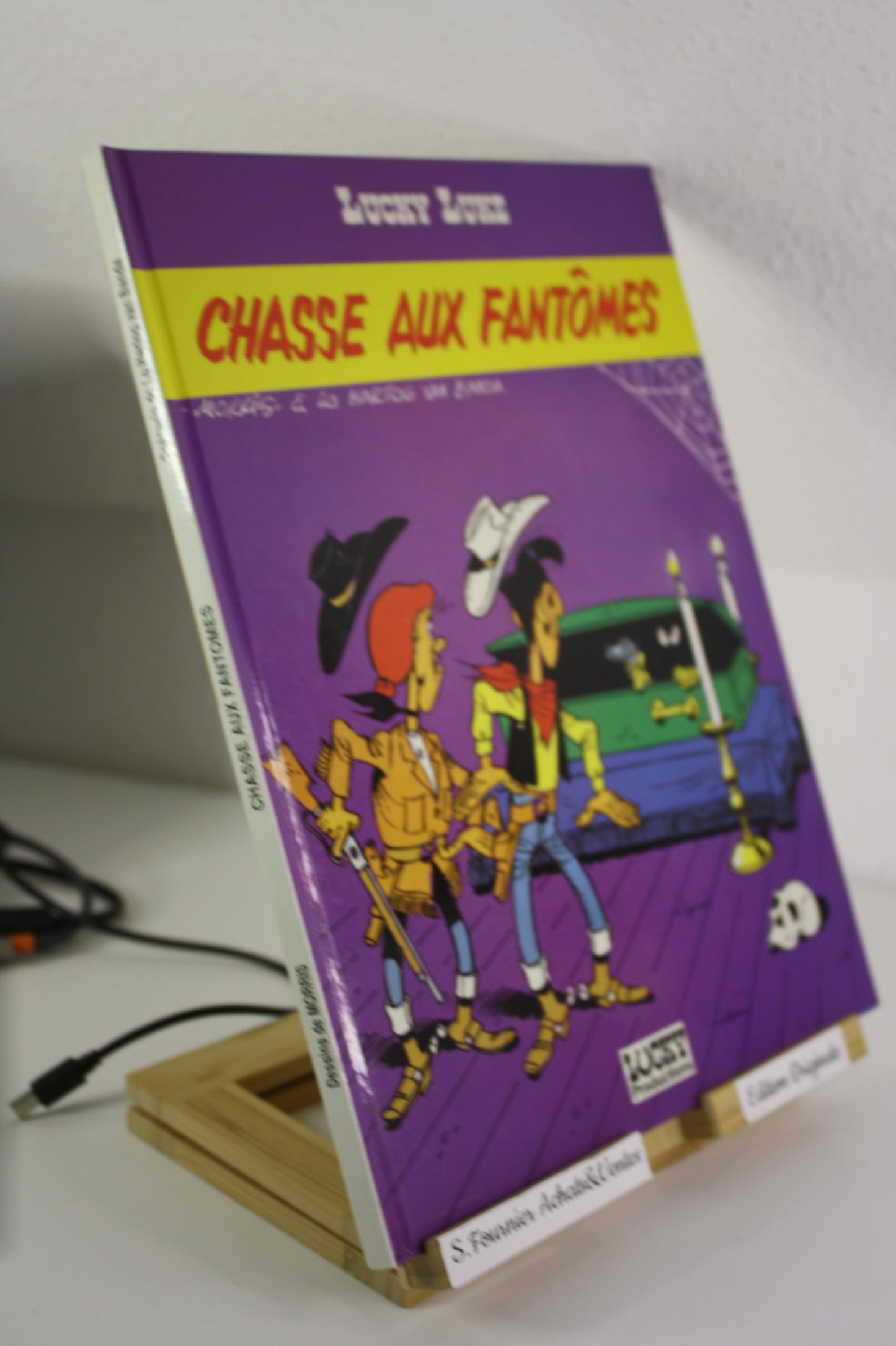 Chasse aux fantômes – Lucky Luke – Morris Hartog Van banda – Lucky produiction – EO – 1992