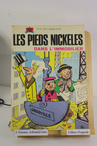 Les PN Dans l’immobilier – Les pieds Nickelés – Pellos – Société Parisienne d’Edition – EO – 1968