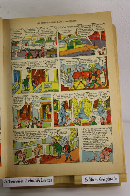 Les PN Dans l’immobilier – Les pieds Nickelés – Pellos – Société Parisienne d’Edition – EO – 1968