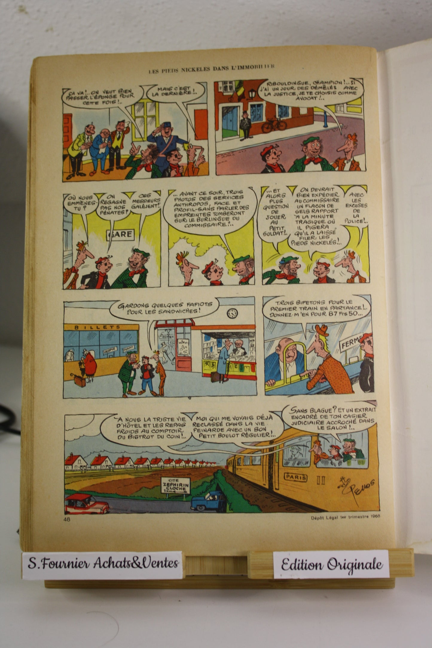 Les PN Dans l’immobilier – Les pieds Nickelés – Pellos – Société Parisienne d’Edition – EO – 1968