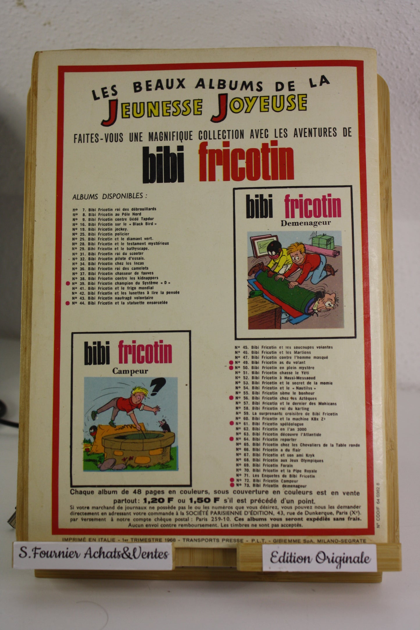 Les PN Dans l’immobilier – Les pieds Nickelés – Pellos – Société Parisienne d’Edition – EO – 1968