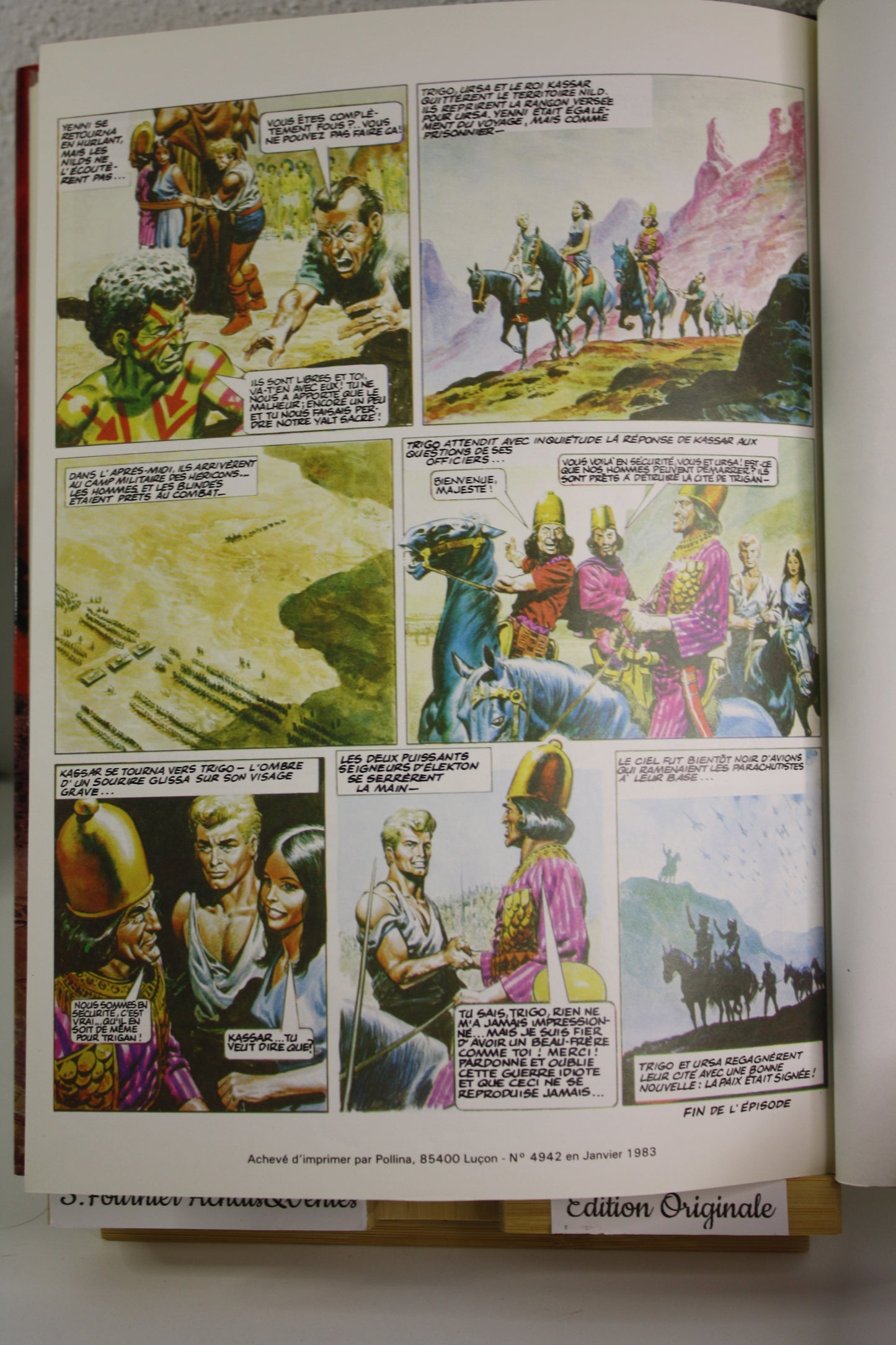 Le royaume des derniers jours – L’empire de trigan – Butterworth Lawrence – Glénat – EO – 1983