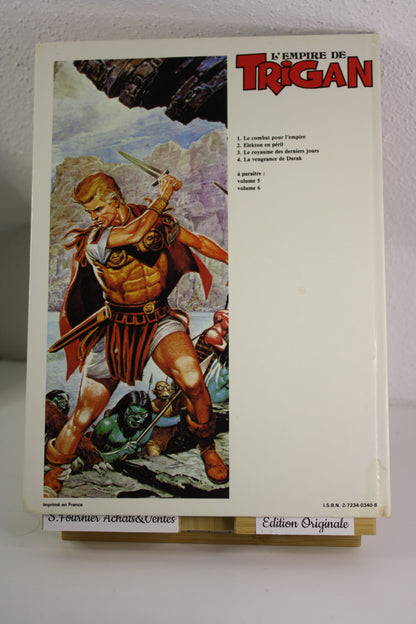 Le royaume des derniers jours – L’empire de trigan – Butterworth Lawrence – Glénat – EO – 1983