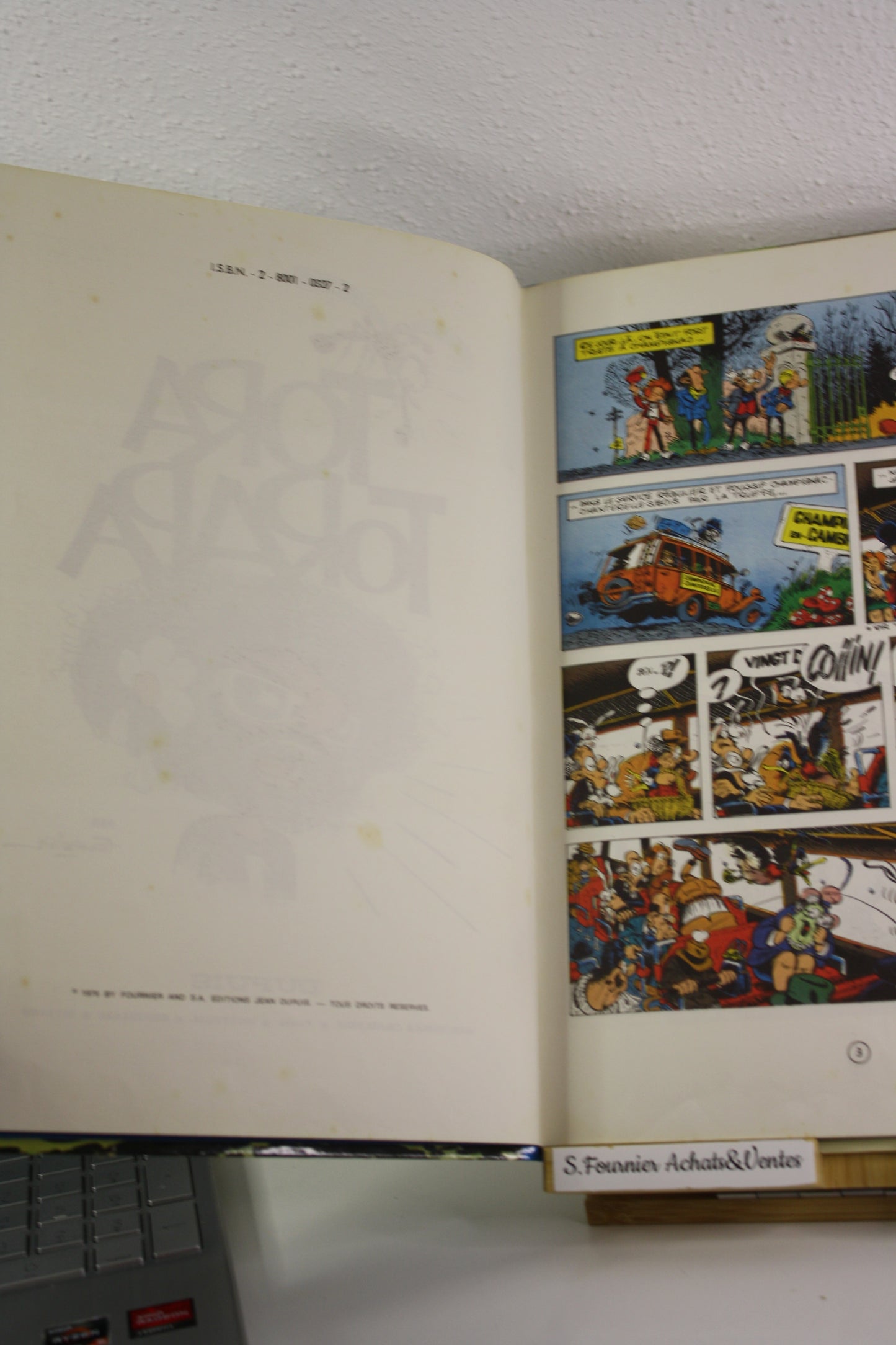 Tora Torapa – Spirou et Fantasio – Fournier – Dupuis – Réédition – 1976