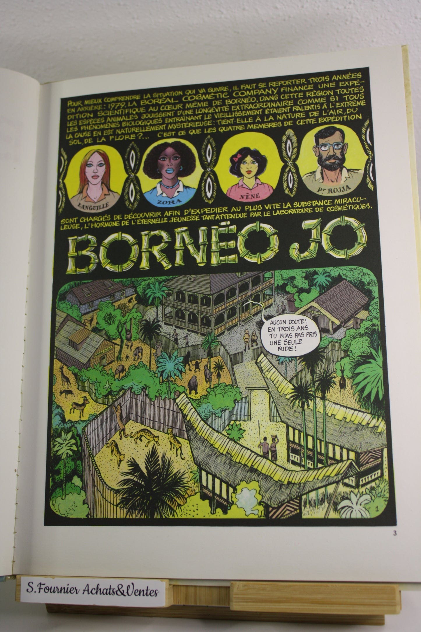 Tome 1 – Bornéo Jo – Dubos Pichard – Dargaud – EO – 1983