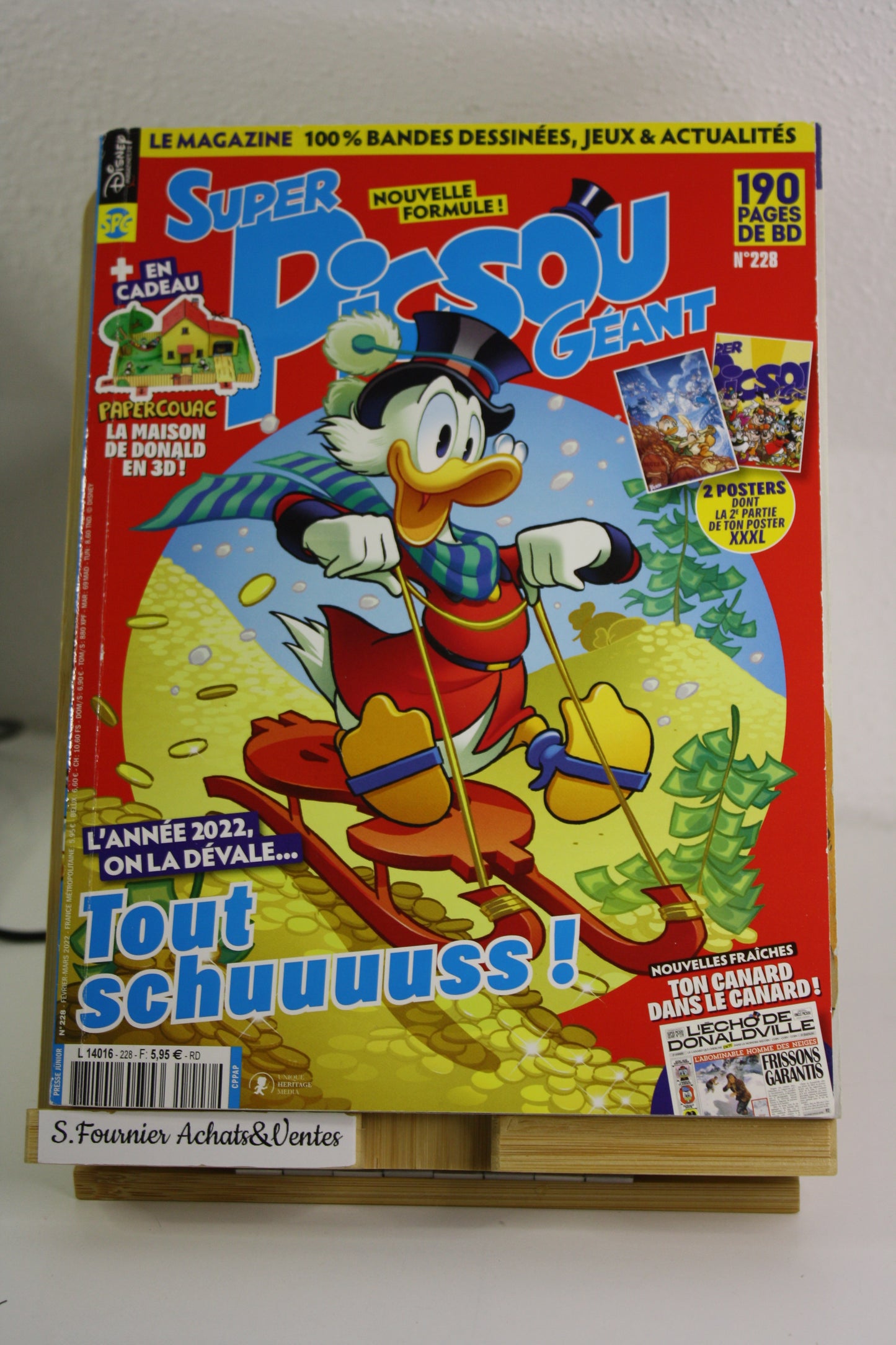 Par-delà les confins du monde n°228 – Super Picsou magazine – Collectif – Unique Heritage Presse - Périodique - 2022