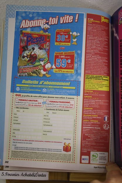 Par-delà les confins du monde n°228 – Super Picsou magazine – Collectif – Unique Heritage Presse - Périodique - 2022