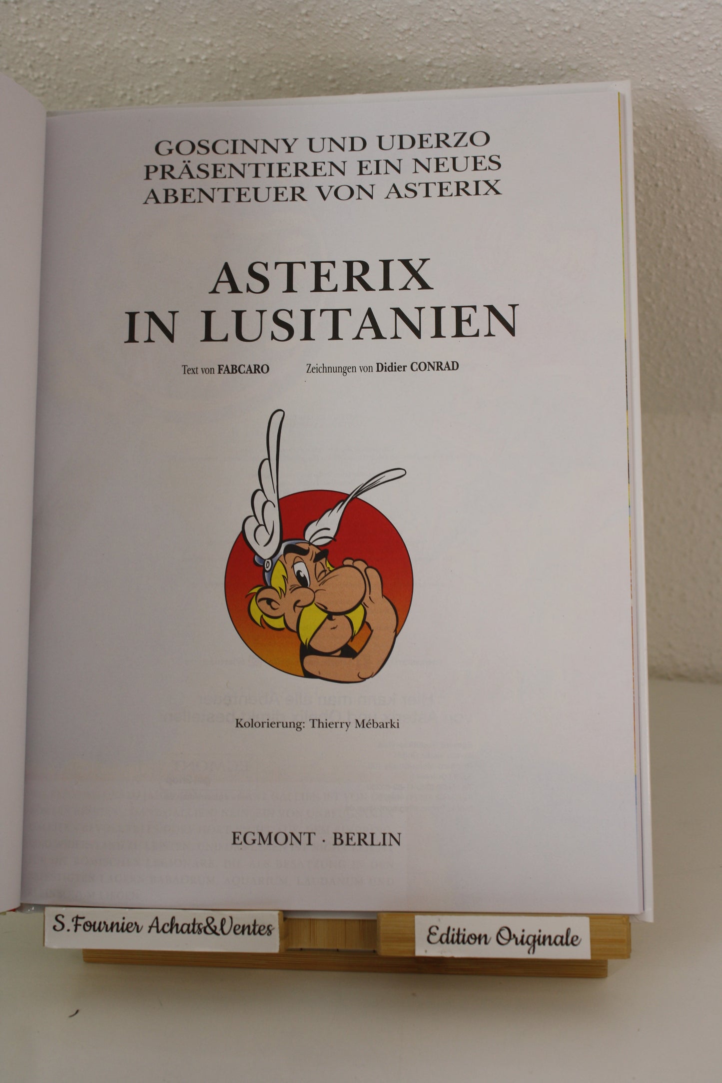 Astérix in Lusitanien – Astérix – Fabcaro Conrad – Egmont Berlin – EO – 2025 - En allemand