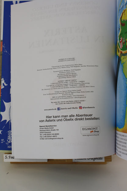 Astérix in Lusitanien – Astérix – Fabcaro Conrad – Egmont Berlin – EO – 2025 - En allemand
