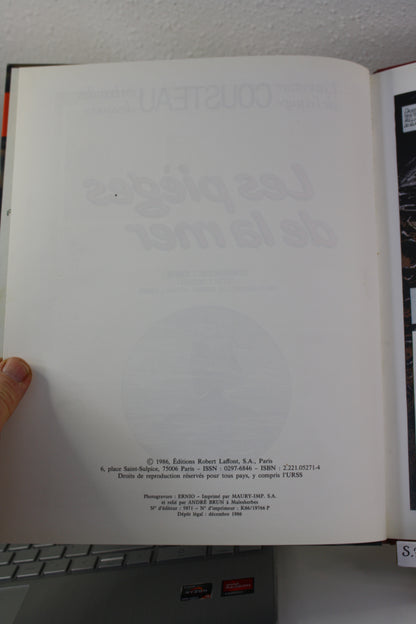 Les pièges de la mer – Les aventures de l’équipe Cousteau – Sérafini Paccalet – Robert Laffont – EO – 1986