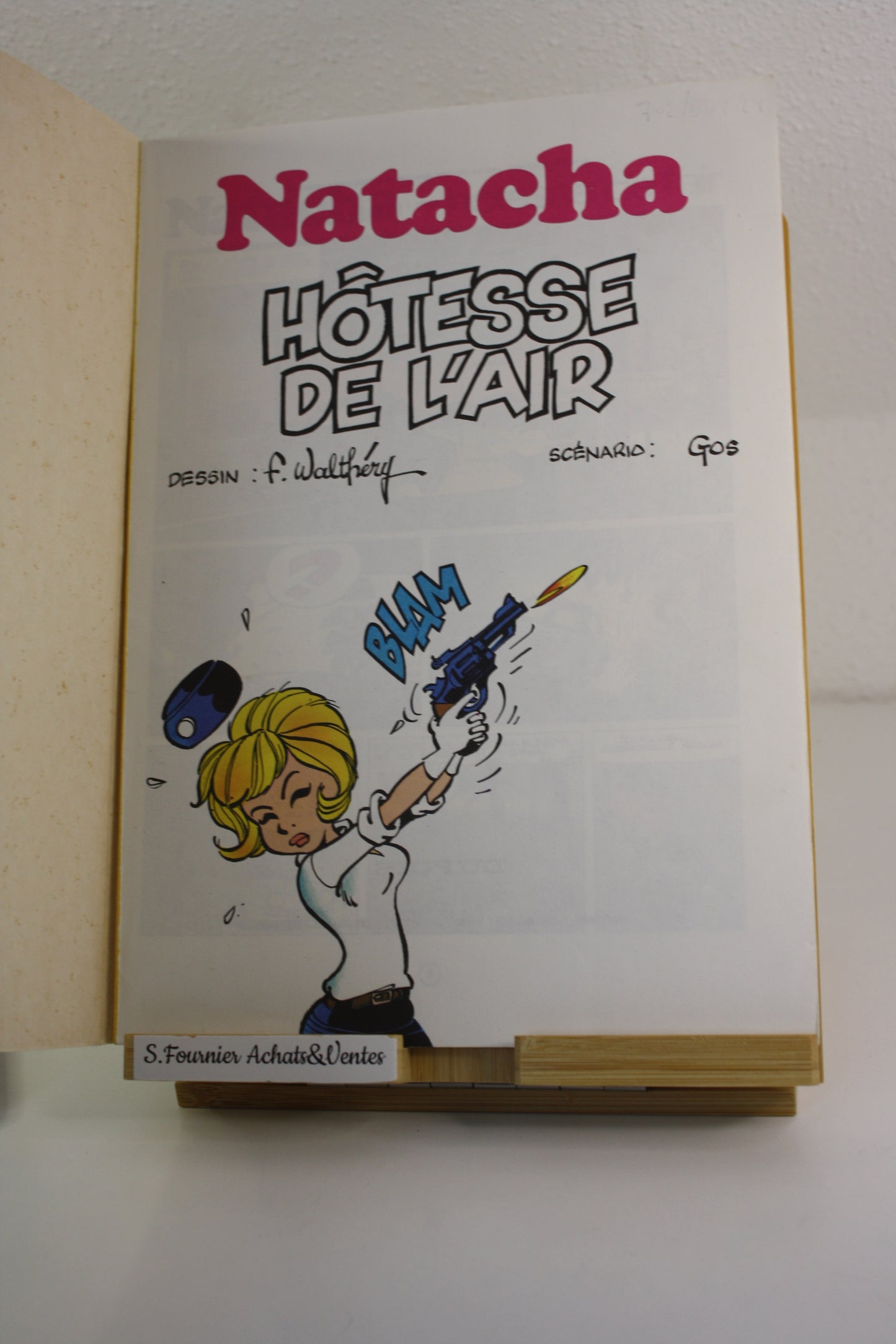 Hôtesse de l’air – Natacha – Walthéry Gos – Dupuis – Réédition – 1981