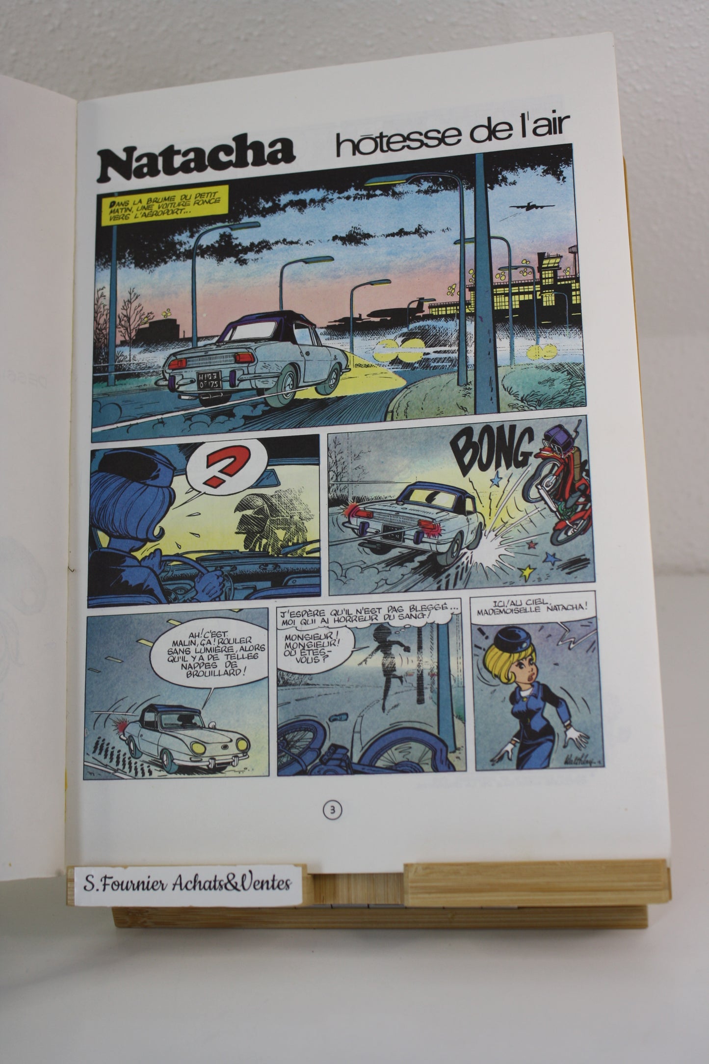 Hôtesse de l’air – Natacha – Walthéry Gos – Dupuis – Réédition – 1981