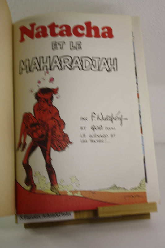 Natacha et le Maharadjah – Natacha – Walthéry – Dupuis – Réédition – 1981
