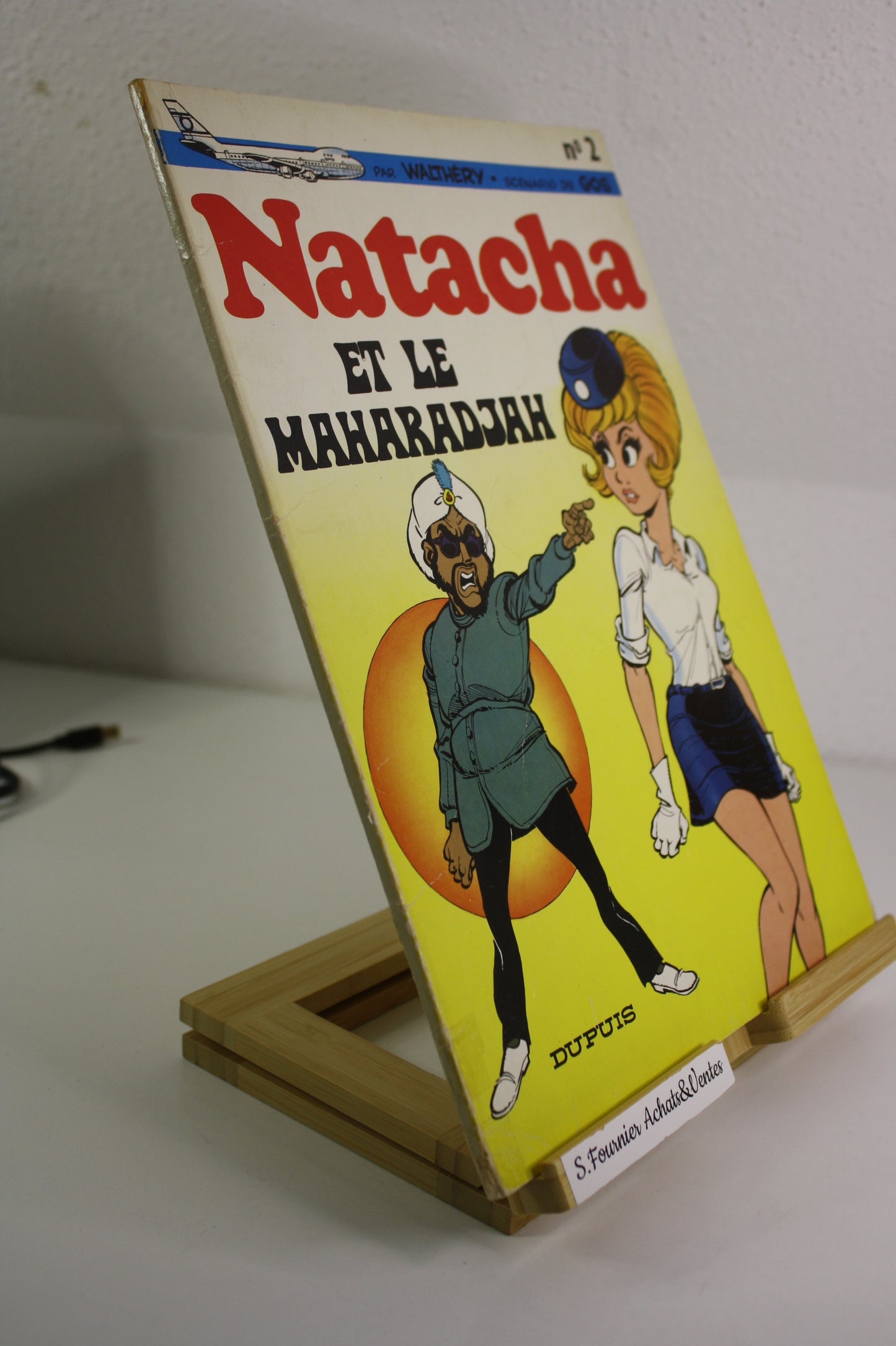 Natacha et le Maharadjah – Natacha – Walthéry – Dupuis – Réédition – 1981