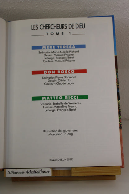 Tome 1 – Les chercheurs de dieu – Collectif – Bayard Jeunesse – Réédition – 2006
