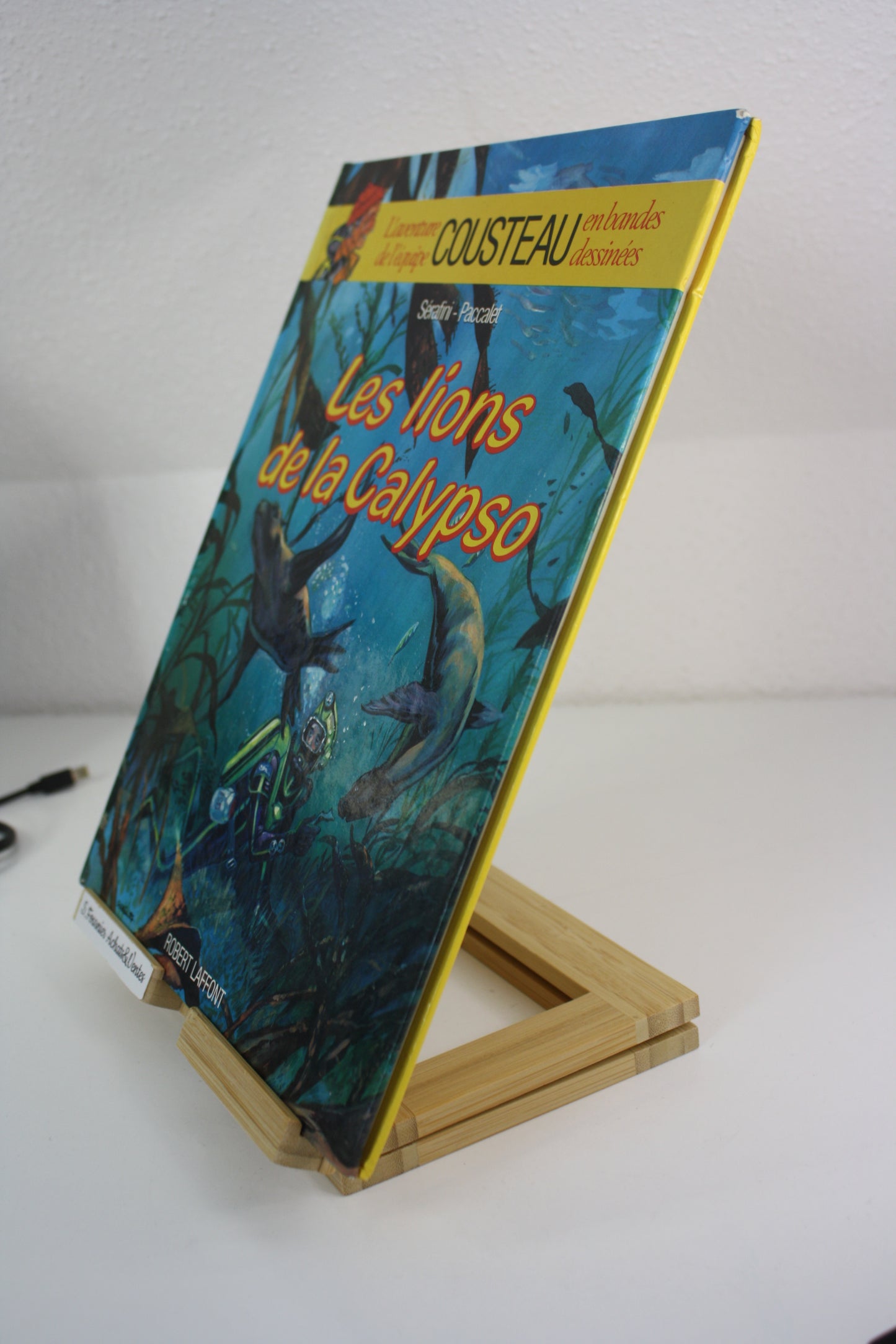 Les lions de mer – L’aventure de l’équipe Cousteau – Sérafini Paccalet – Robert Laffont – EO – 1987