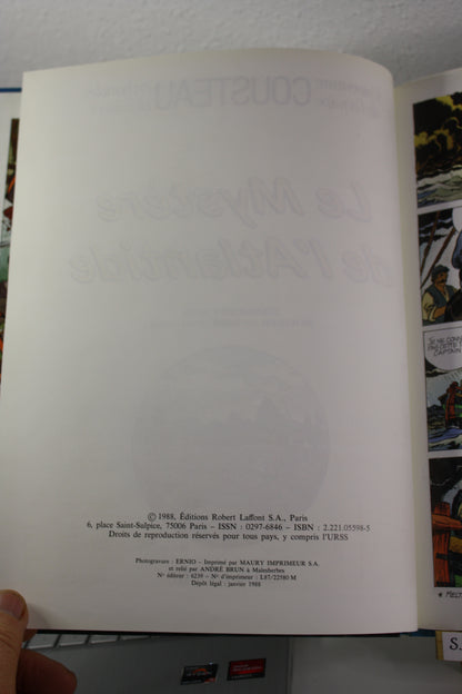 Le mystère de l’Atlantide – l’aventure de l’équipe Cousteau – Sérafini – Robert Laffont – Réédition – 1988