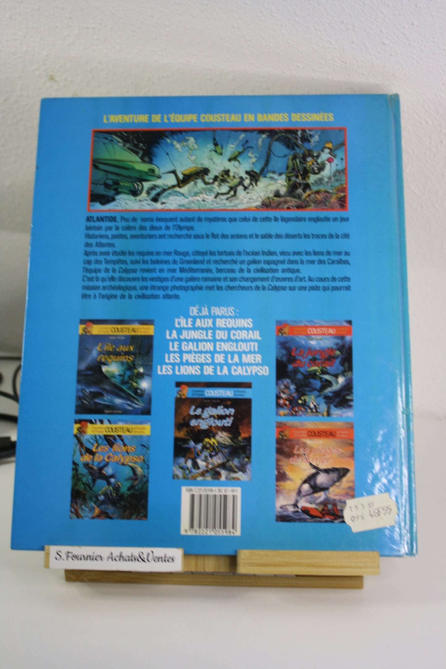 Le mystère de l’Atlantide – l’aventure de l’équipe Cousteau – Sérafini – Robert Laffont – Réédition – 1988