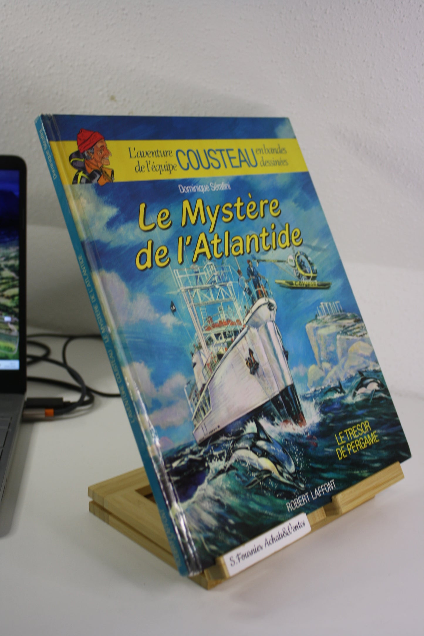 Le mystère de l’Atlantide – l’aventure de l’équipe Cousteau – Sérafini – Robert Laffont – Réédition – 1988